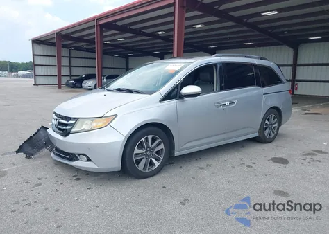 2015 Honda Odyssey Touring/Touring Elite from USA, damaged, VIN 5FNRL5H92FB013857